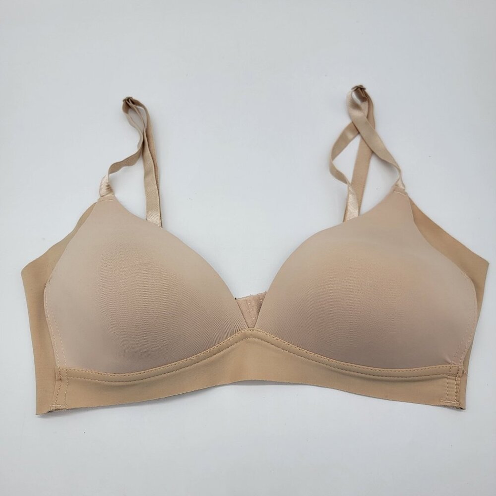 Catherine Malandrino Bra Women Bra Beige‎ Lightly Lined Wireless 36C